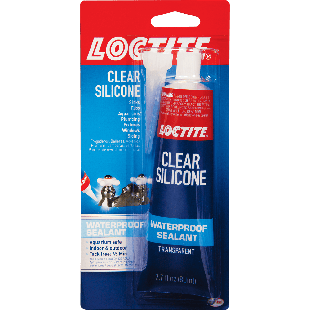 Loctite Clear Waterproof Silicone Adhesive, 2.7 fl. oz.