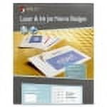 MACO Laser/Inkjet White Name Badge Labels, 2-1/3" x 3-3/8", 8 per Sheet, 400 per Box