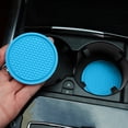 thumbnail image 4 of Car Cup Holder Coaster 2 Pack Universal Non- Insert Coasters Durable Auto Cup Mat 2.75 Inch Flexible Silicone Pad for Car Interior Vehicle Accessories for Men Women Drivers ï¼Blueï¼, 4 of 4