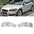 thumbnail image 1 of Rear View Mirror Indicator Lamp Cover, 1 Pair Front Wing Mirror Indicator Light Lens Clear Cover Replacement For S80 II AS 124 2007 To 2013, 1 of 8