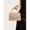 thumbnail image 2 of Women's Elegant Top Handle Handbag, Pebbled PU Leather Satchel Purse, Structured Shoulder Bag for Work, Party & Daily Use, 2 of 7