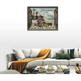 thumbnail image 4 of Country Kitchen Pictures Wall Decor Truck Wall Art Rustic Canvas Print Painting Artwork Framed Artwork For Bathroom Kitchen 16"x12", 4 of 6