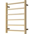 thumbnail image 1 of Electric Towel Warmer - Wall Mounted Bathroom Heated Towel Rack  Plug-in Design &; Brushed Stainless  Finish Gold, 1 of 6