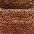 thumbnail image 4 of RUNROTOO Straw Rubbish Container Woven Trash Box Coffee Color For Housewarming 1Pc, 4 of 4