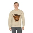 thumbnail image 6 of Highland Cow Hoodie, Cow Farm Sweatshirt , Farm Sweater, Animal Lover Sweatshirt, Leopard Boho Cow, Trendy, Unisex sweatshirt, 6 of 9