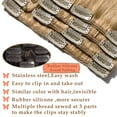 thumbnail image 3 of MY-LADY 15clips 7pc/set Clip in Human Remy Hair Extensions 100% Real Hairpiece For Women 15inch #27 Dark Blonde, 3 of 8