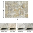 thumbnail image 2 of Modern Abstract Area Rug Carpet X Rugs for Living RoomMachine Washable Rugs for Bedroom Dining Living Room Rug Grey MultiColor, 2 of 8