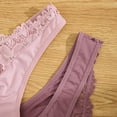 thumbnail image 5 of Arlun,Women's Lace Front Closure Bras Wireless Lightweight Breathable Deep V See Through Push up Bralettes Comfortable Full Coverage Front Hook Sports Bras Pink S, 5 of 8
