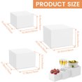 thumbnail image 2 of Acrylic Food Display Riser Boxes Cube Dessert Stand with Storage Design Fashionable Organizer Shelves for Cupcake Candy Weddings Parties, 2 of 10