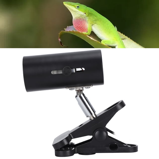Soporte para Lámpara para Tomar el Sol Abrazadera de Fijación Antideslizante Lámpara de Calor para Reptiles Soporte Giratorio para Lámpara con Botón de Ajuste del Cuerpo de ANGGREK Otros