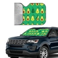 thumbnail image 4 of Disketp Windshield Sun Shade, Car Sun Shade For Front Window Cartoon Fruit Sunshades Sun Visor Protector Blocks Uv Rays Foldable, 4 of 9