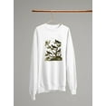 thumbnail image 3 of Ornithology Ii Sweatshirt Women -Sydenham Edwards Designs, Female 3X-Large, 3 of 4