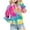 Multicolor, variant on EQWLJWE Girls Tie Dye Crew Neck Sweatshirts Long Sleeve Pullover Sweatshirt Hoodeless sual Loose Tops Pink for 2-3 Years