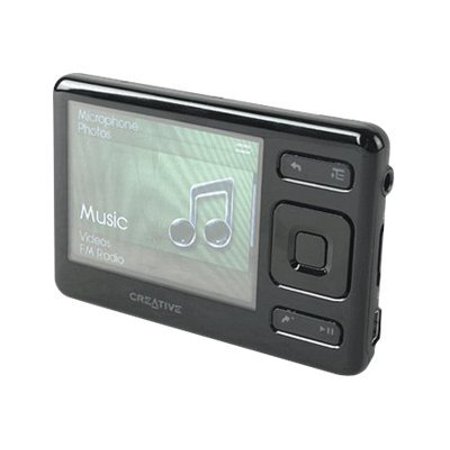 Creative ZEN 8GB MP3/Video Player with LCD Display & Voice Recorder, Black