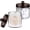 Bronze-2Pcs, variant on Bathroom Organizers and Storage - 2Pack Qtip Holders Bathroom Canister Apothecary Jars for Cotton Swabs, Rounds, Balls, Qtips,Makeup Sponges, Flossers,Bath Salts - Bronze