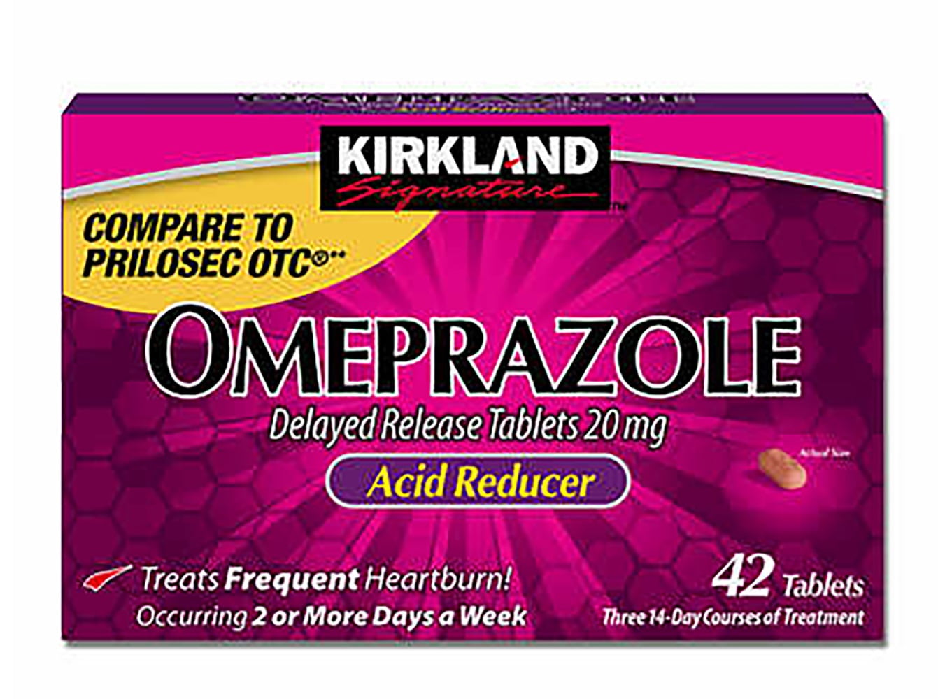 Kirkland Signature Omeprazole 20 mg., 42 Tablets