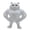 B, variant on Muscle Cat Statue, 3D Printed Standing Muscular Cat Figurine, Funny Quirky Kitten Desk Ornament for Living Room, Bedroom, Office Desktop, Cabinet