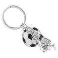 thumbnail image 2 of Llavero de fútbol con adorno de llaveros de fútbol, ​​adorno para mochilas, llavero de balón de fútbol, ​​colgante, llavero para amantes de los deportes, accesorios de fútbol para fanáticos, 2 of 5