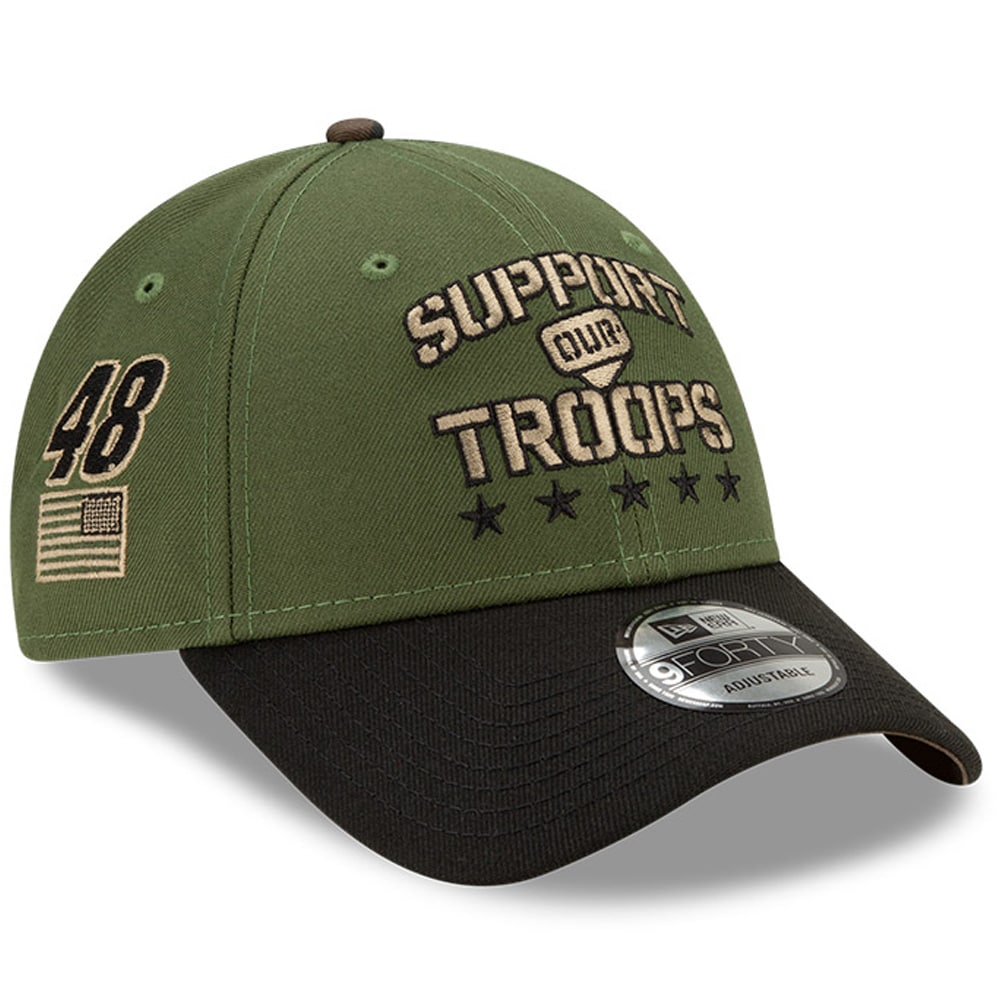 Alex Bowman New Era 9FORTY Support Our 