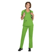 Koi Becca V Neck Scrub Top, Green Tea, XS