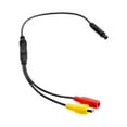 thumbnail image 4 of Cable adaptador para cámara de visión trasera, arnés de señal de cámara, compacto, flexible, universal, 35 cm de largo, conector macho de 4 pines a, 4 of 8