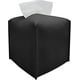 thumbnail image 1 of (Negro) Funda cuadrada moderna de piel sintética para caja de pañuelos para baño, mostrador, mesita de noche, tocador de dormitorio, oficina, coche, 1 of 5