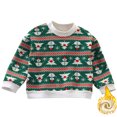 thumbnail image 2 of Avtoify Girls Long Sleeve Shirts Casual, Toddler Girls Fall Clothes, Children's Thickened Printed Knitted Crew Neck Long Sleeve Sweater, 2 of 3