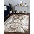 thumbnail image 3 of Unique Loom 3137733 9 x 12 ft. Albert Sofia Rectangular Rug, Brown, 3 of 10