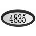 thumbnail image 1 of PRO-DF Oval Contemporary Address Plaque, 1 of 6