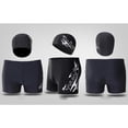 thumbnail image 3 of Maillot de Bain Homme Séchage Rapide Mode Multi-Usage avec Bonnet et Lunettes, 3 of 10