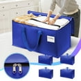 thumbnail image 1 of Storage Bags, Luggage Organizer, Foldable Moving Bags Large Capacity, Portable, Lightweight and Durable, Multipurpose Quilt and Clothes Storage, Household Travel Bag, Fold Flat Design, Suita, 1 of 9