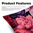 thumbnail image 2 of Fragmented Flowers Velvet Bed Pillow Set with Unique Patterns in Sizes 16x16, 18x18, and 20x20 Inches - Includes 2 Chair Pillow Covers,Bed Pillow for Any Occasion, 2 of 6