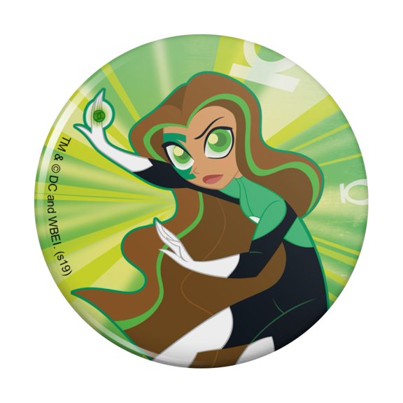 DC Super Hero Girls Green Lantern Pinback Button Pin