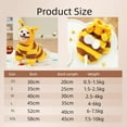 thumbnail image 2 of Fleece Dog Hoodie with D-Ring - Bumblebee Costume for Small Dogs & Cats, Winter Warm Puppy Apparel, Funny Christmas Halloween Bee Outfit, 2 of 10