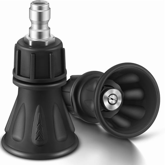 2Pack 40 Degree Pressure Washer Nozzle Guard with 4.0 Orifice,Stainless Steel Pressure Washer Nozzle,1/4In Quick Connect