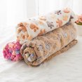 thumbnail image 2 of Paw Print Pet Blanket Dog Cat Super Soft Throw, 2 of 5