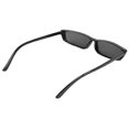 thumbnail image 3 of Vintage Rectangular Sunglasses Women Small Frames Sunglasses Retro Glasses S17072 black frame black., 3 of 5