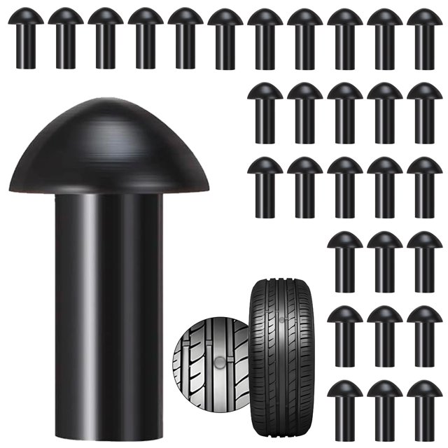 Tapones para reparación de neumáticos Richcat estilo hongo, paquete de 30