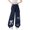 A, variant on TIREOW Girls Cargo Pants Bow Print Elastic Waisted Wide Leg Cargo Sweatpants Streetwear Lightweight Quick Drying Casual Joggers