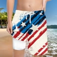 thumbnail image 2 of Gubotare 4th of July Swim Shorts for Boys Boys Swim Trunks Swim Shorts Quick Dry Bathing Suit Swimwear (Light Blue,Size 6-7 Years), 2 of 4