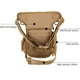 thumbnail image 1 of Bolsa de muslo militar ajustable para hombre, riñonera de utilidad para senderismo, cintura masculina, cadera, pierna de motocicleta, 1 of 6