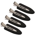 thumbnail image 1 of Juego de pinzas para el pelo, 4 piezas, para mujer y hombre, diseño de hojas, plástico, 6 cm, 1 of 5