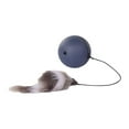 thumbnail image 1 of Interactive Cat Toy Teaser Ball Feather Catcher Electric Balls for Cats Exercise dark grey, 1 of 9