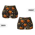 thumbnail image 6 of Workout Shorts Women, Spooky Sweets Biker Shorts for Women Running Gym Spandex Shorts Tummy Control, 6 of 8