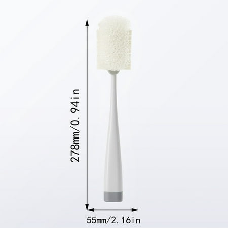

Christmas Kicthen Decor Multifunctional Cup Brush Cleaning Brush Does Not Hurt Your Hands，Decontamination Cup Brush Detachable Cleaning Bottle Brush With Long Handle Replaceable Cup