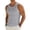 Light Gray, variant on Men's Muscle Gym Tank Top Quick Dry Breathable Y-Back Vest Regular Fit Ribbed Textured Sleeveless Tank Tops, Black M