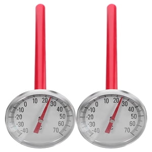 No Battery Required Mechanical Thermometer 2Pcs 5.9X1.6X1.1In