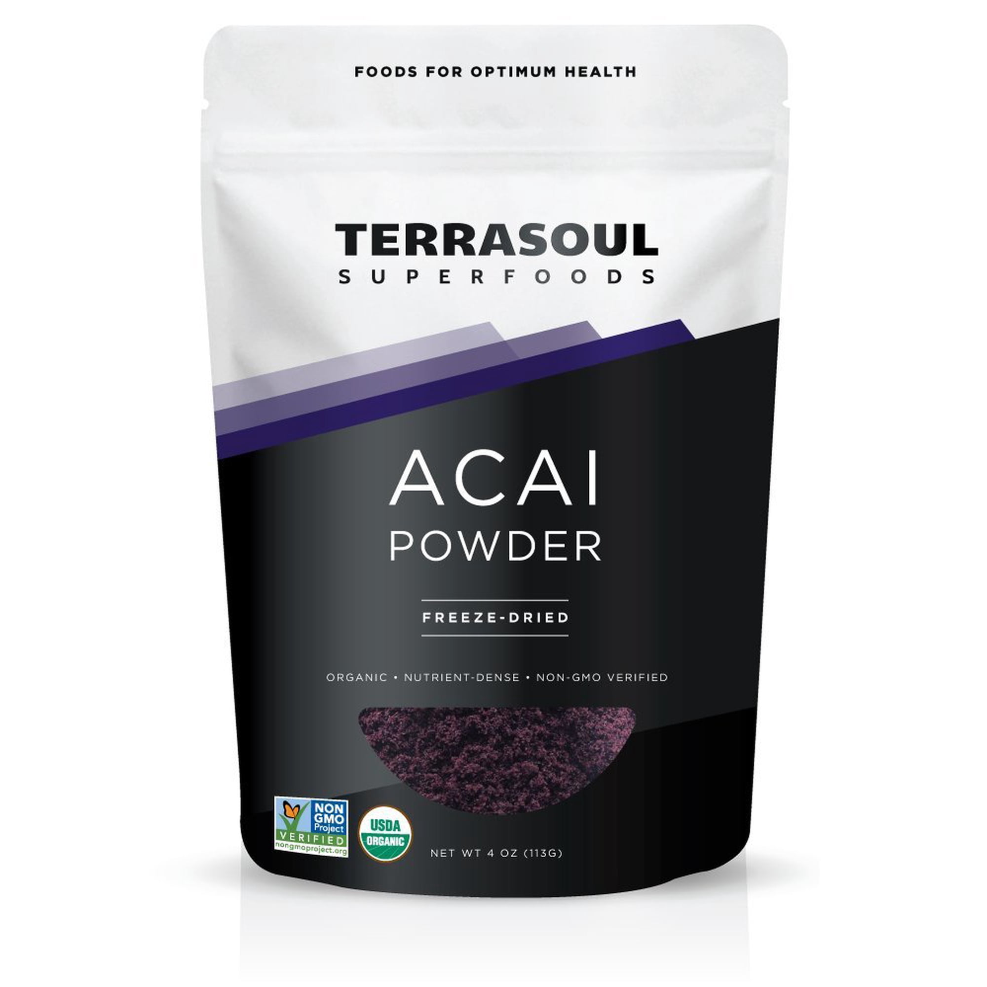 Terrasoul superfoods organic acai freeze-dried powder, 4.0 oz