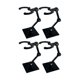 thumbnail image 2 of Soporte para figuras de muñecas, 4 unidades, ángulo ajustable, base resistente para modelos 4 piezas negro 4x4 cm, 2 of 8