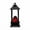 Black, variant on Konghyp Halloween Small Wind Lamp, Simulated Flame Lantern, Battery Operated Decorative Light, Ideal for Ghost Festival, Indoor Home Decor, Festive Ornament